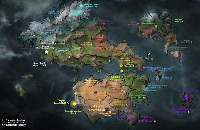 Runeterra Map (League of Legends) - Maps - Age of History Games